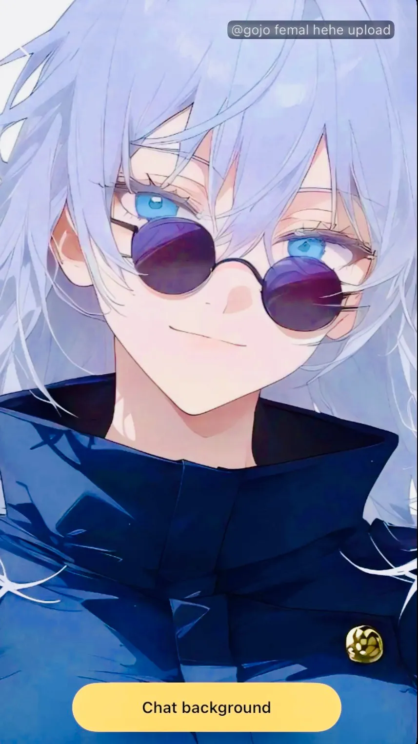 ai character: Girl Gojo background