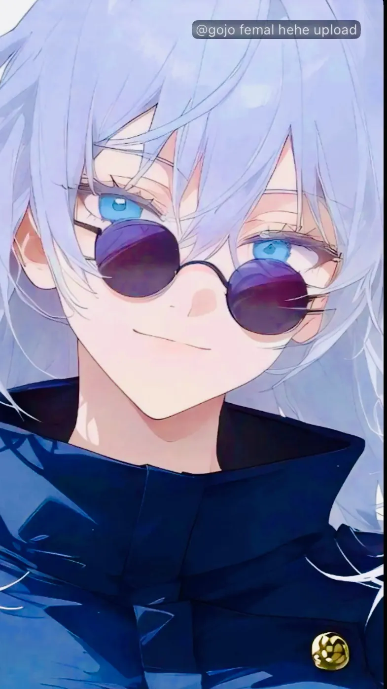 ai character: Girl version gojo background