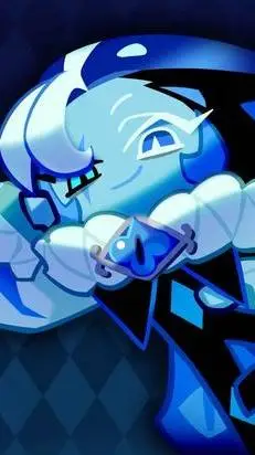 ai character: shadow milk cookie background