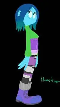 ai character: Ruby Gillman  background