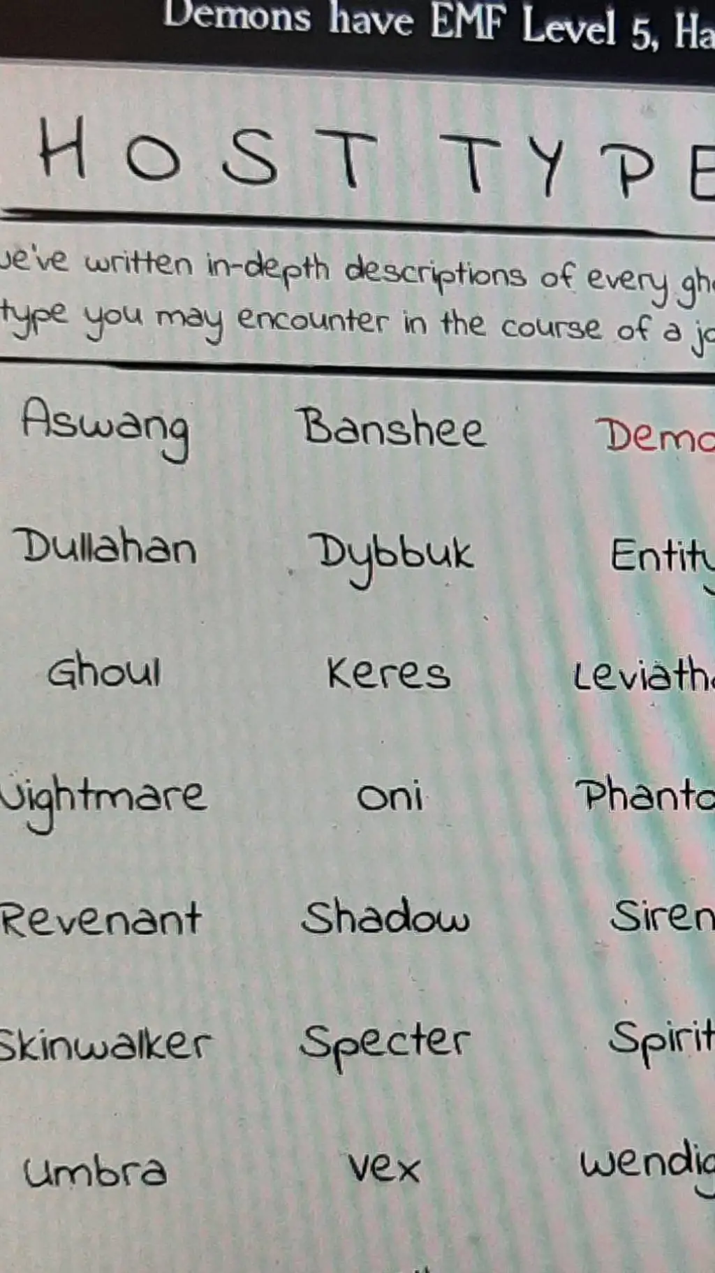 ai character: *(!Demonology!)* background
