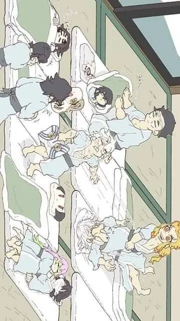ai character: kny sleepover!!! background