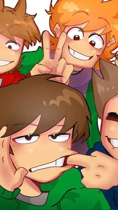 ai character:  tord x edd  background