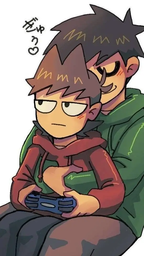 ai character: tord x edd  background