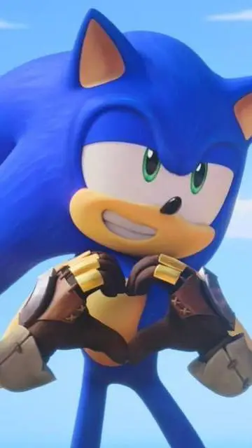 ai character: Sonic hedegohn💙 background