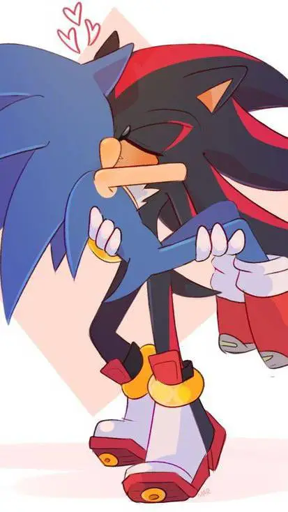 ai character: sonadow 🖤💙🥰 background