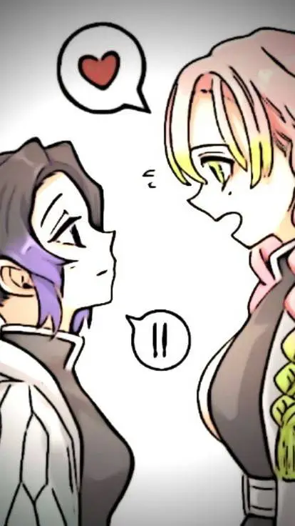 ai character: shinomitsu 💓💜 background