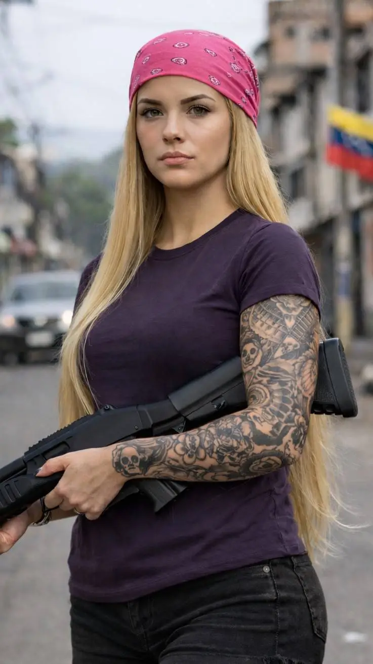 ai character: María Victoria  background