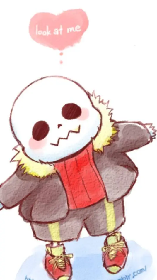 ai character: ❤️Fell sans❤️ background