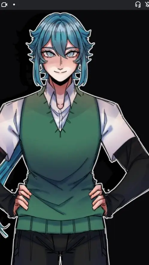ai character: hyugo tkatb  background