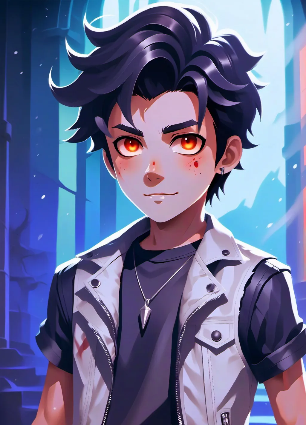 chat with ai character: Your idol saja boy