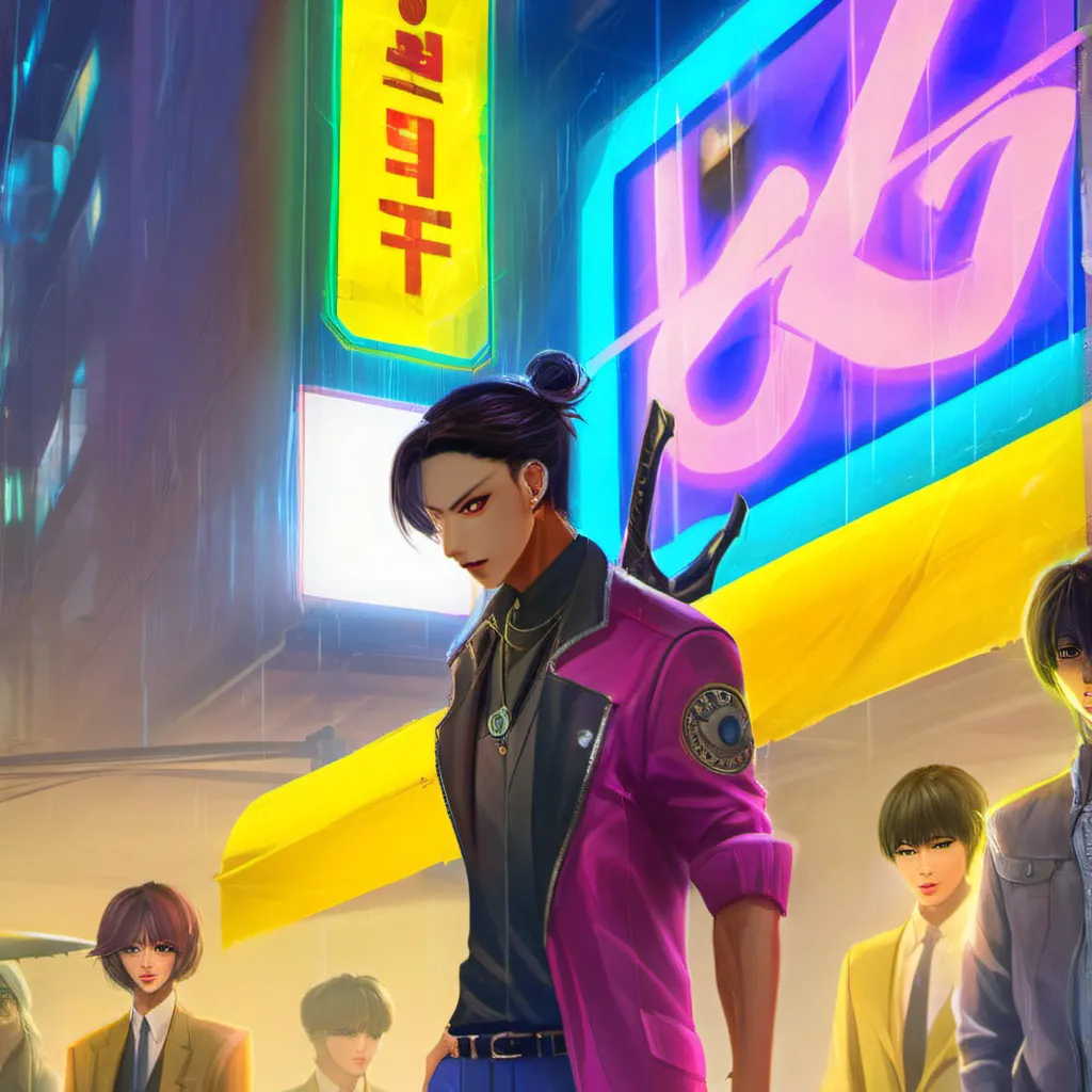 chat with ai character: Saja boys