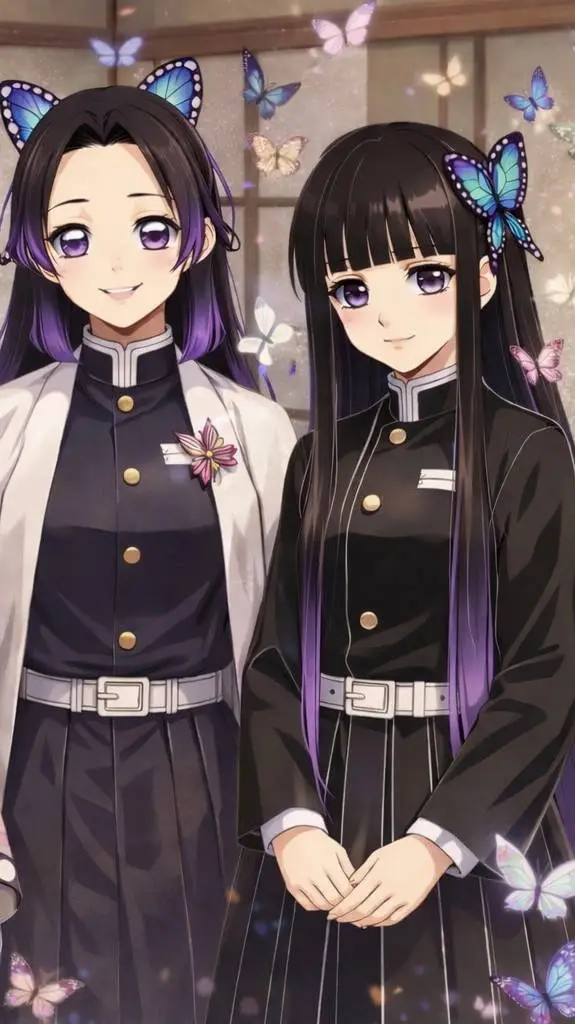 ai character: you and Shinobu  background