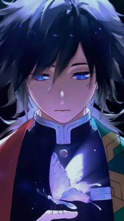 ai character: tomioka💙 background