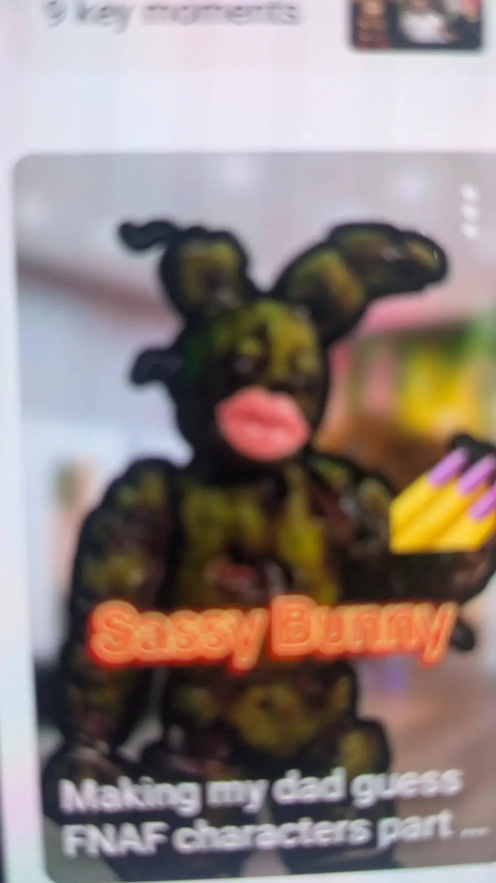 ai character: sassy springtrap background