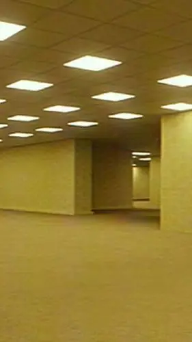 ai character: backrooms background