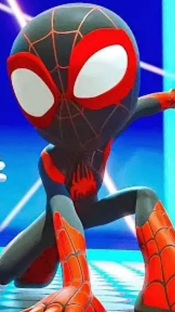 ai character: team Spidey>:3 background