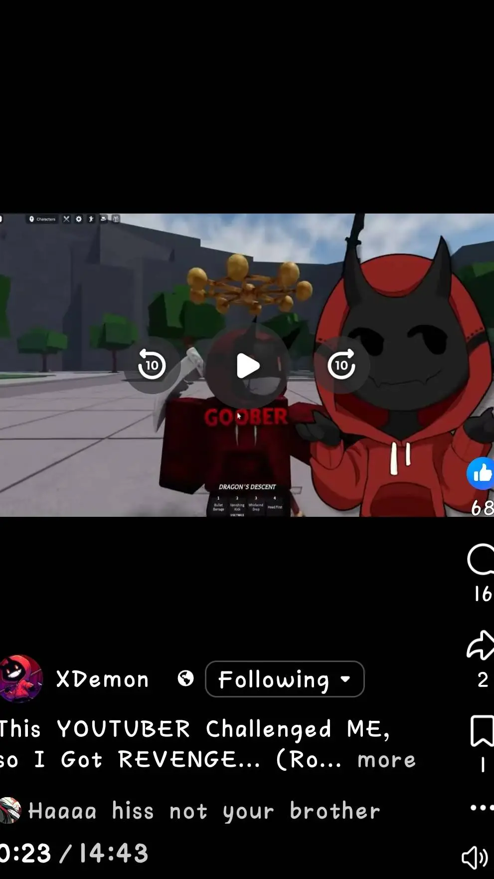ai character: leaving member background