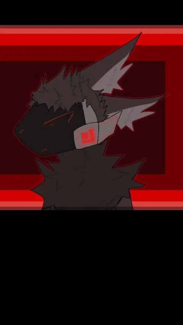 ai character: dark protogen background