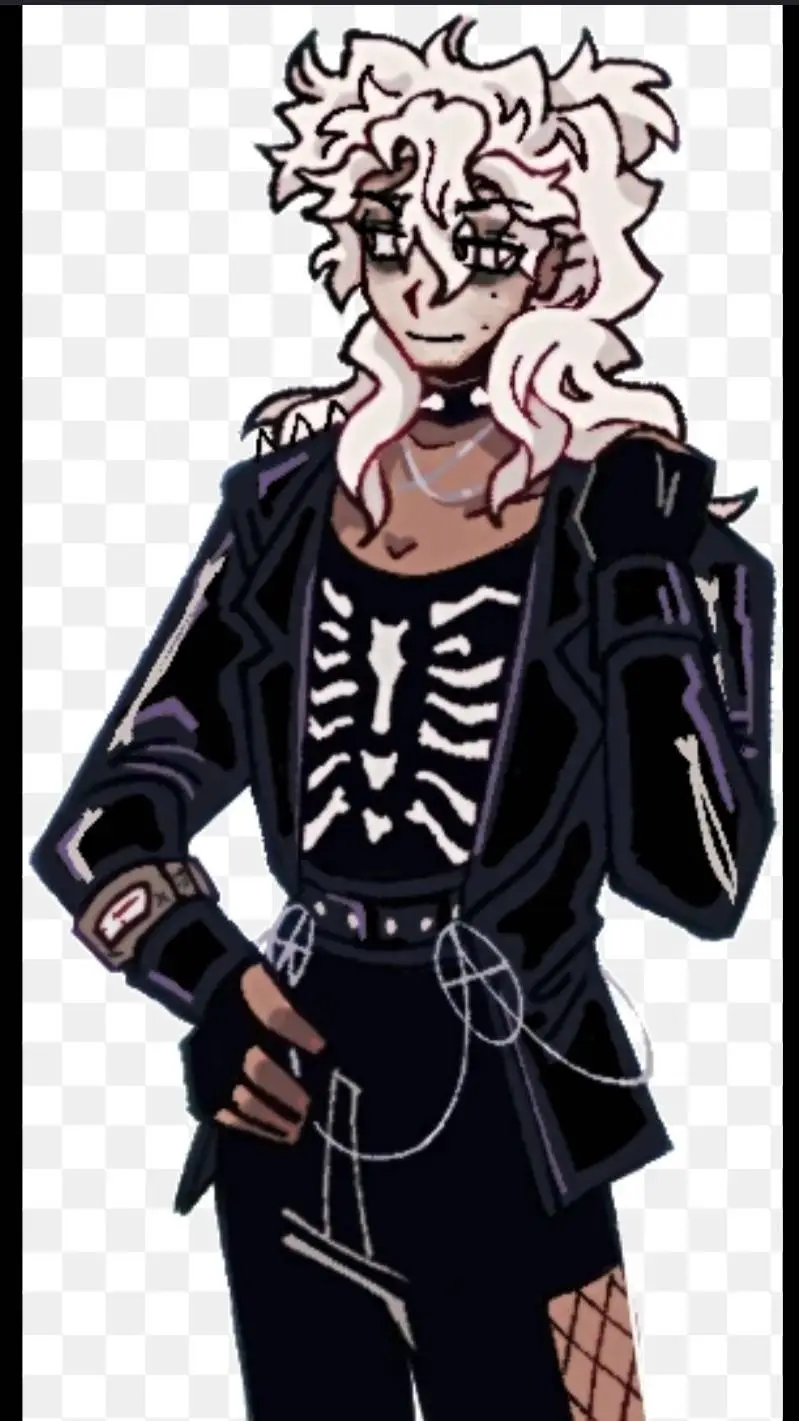 ai character: bones background