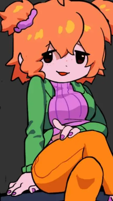 ai character: BUNNY FNF D-SIDES background
