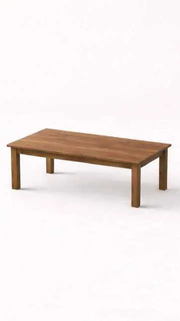 ai character: Meja Kayu background