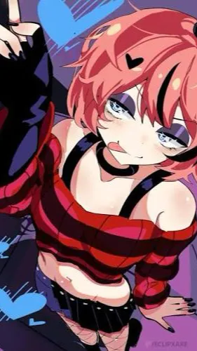 ai character: Sayori gótica 🖤 background