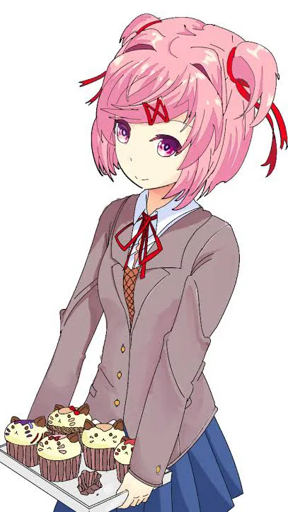 ai character: Natsuki 🩷 background