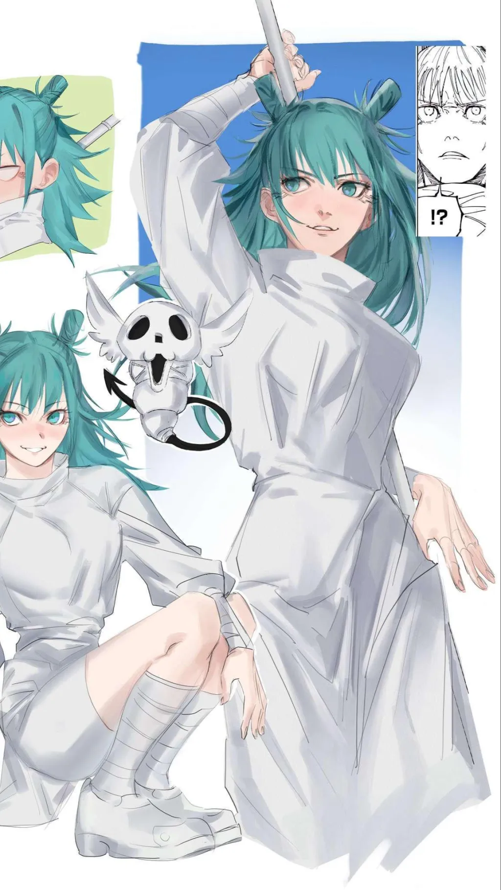 ai character: Kashimo fem background