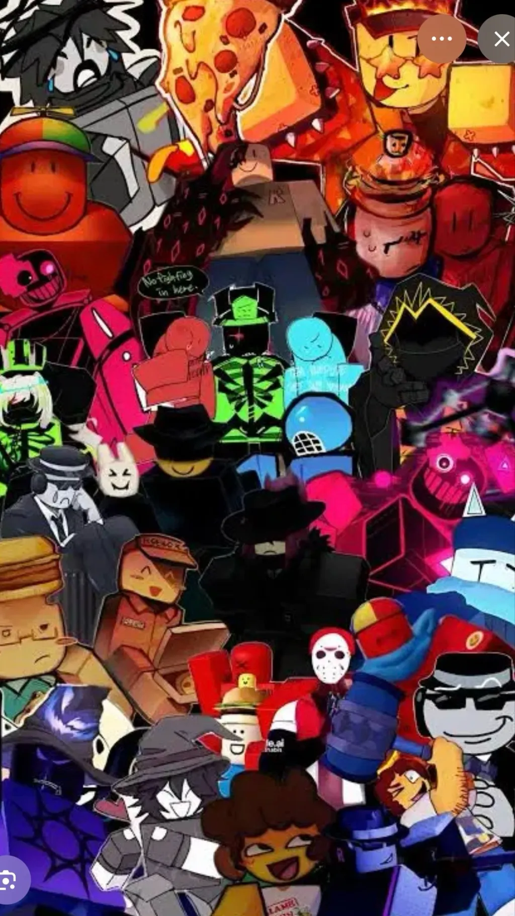 ai character: Forsaken sleepover background