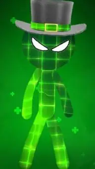 ai character: "Glitch" background