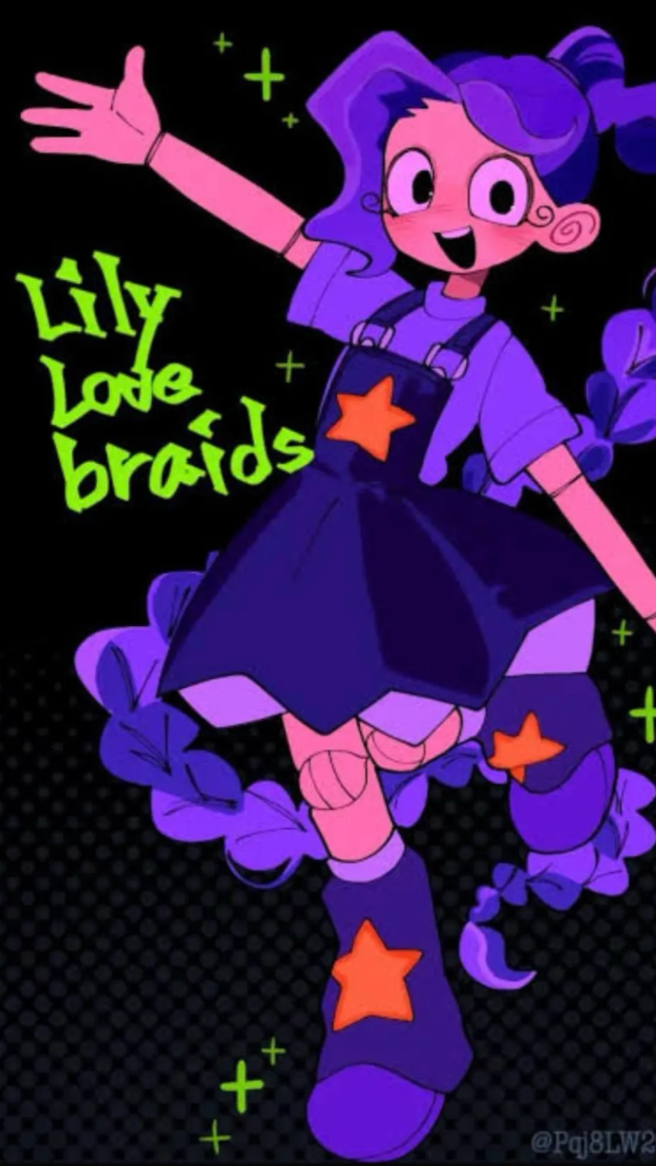 ai character: Lily Lovebraids background
