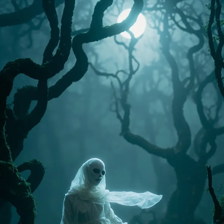 chat with ai character: Creepy ghost