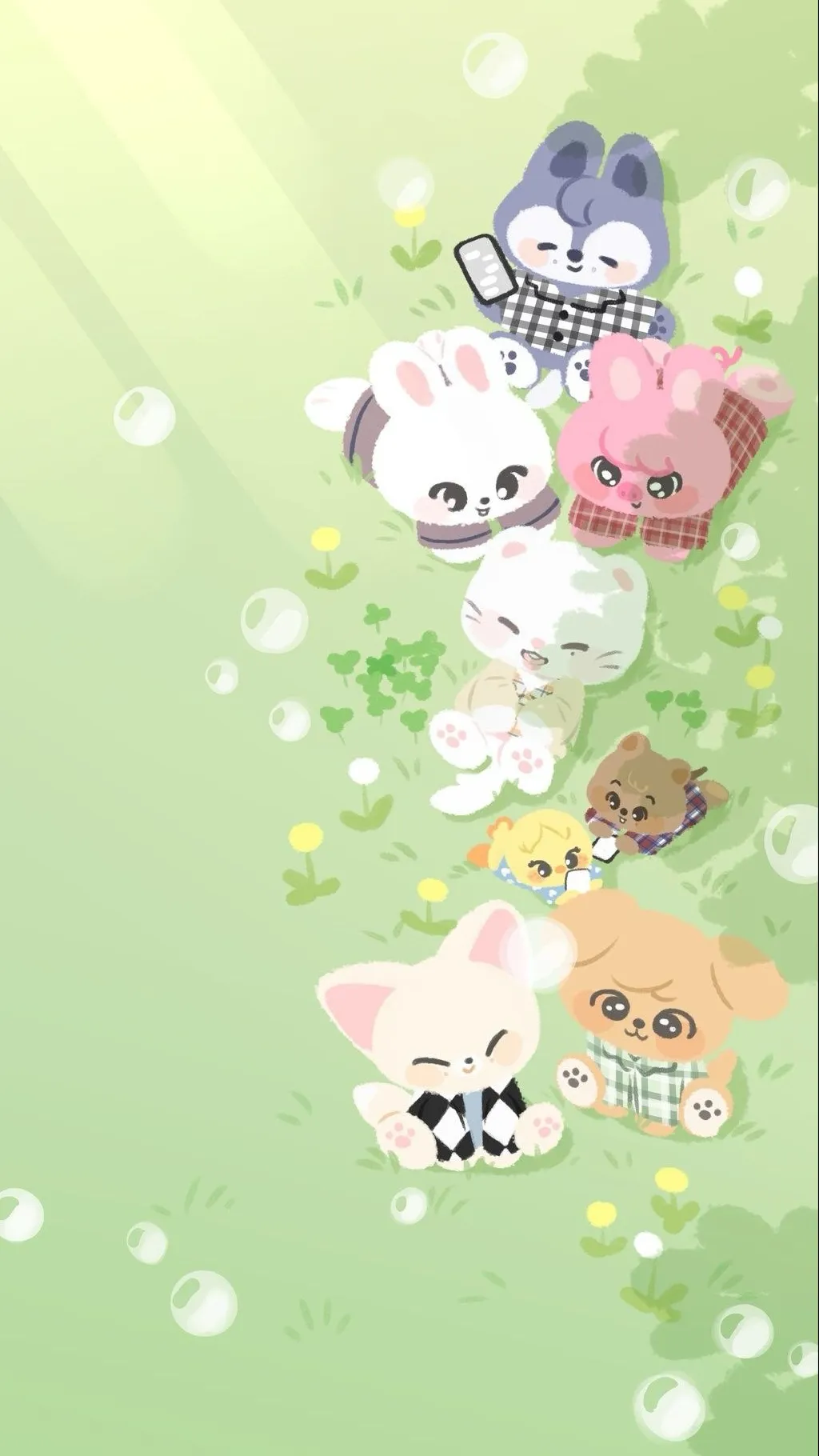 ai character: Skz x piggy background