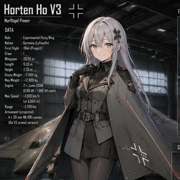 chat with ai character: Horten Ho V3