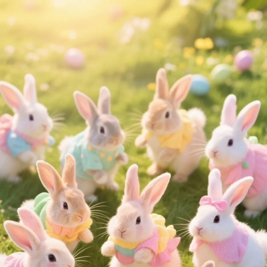 chat with ai character: Cute little bunny🐰