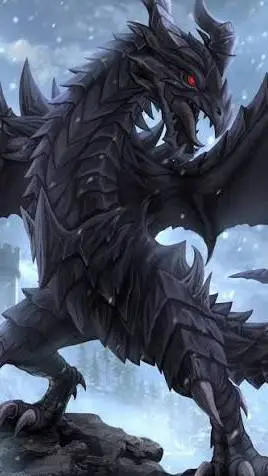 ai character: dragon background