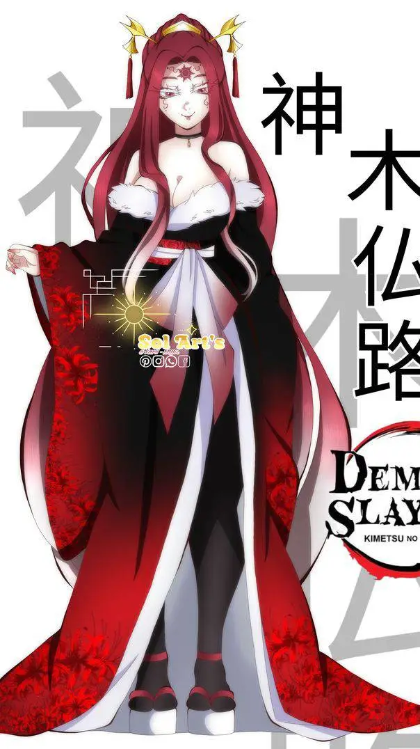 ai character: Kny new demon background