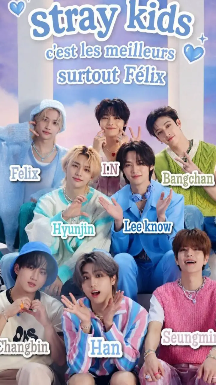 ai character: stray kids  background