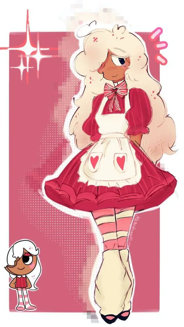 ai character: ginger background