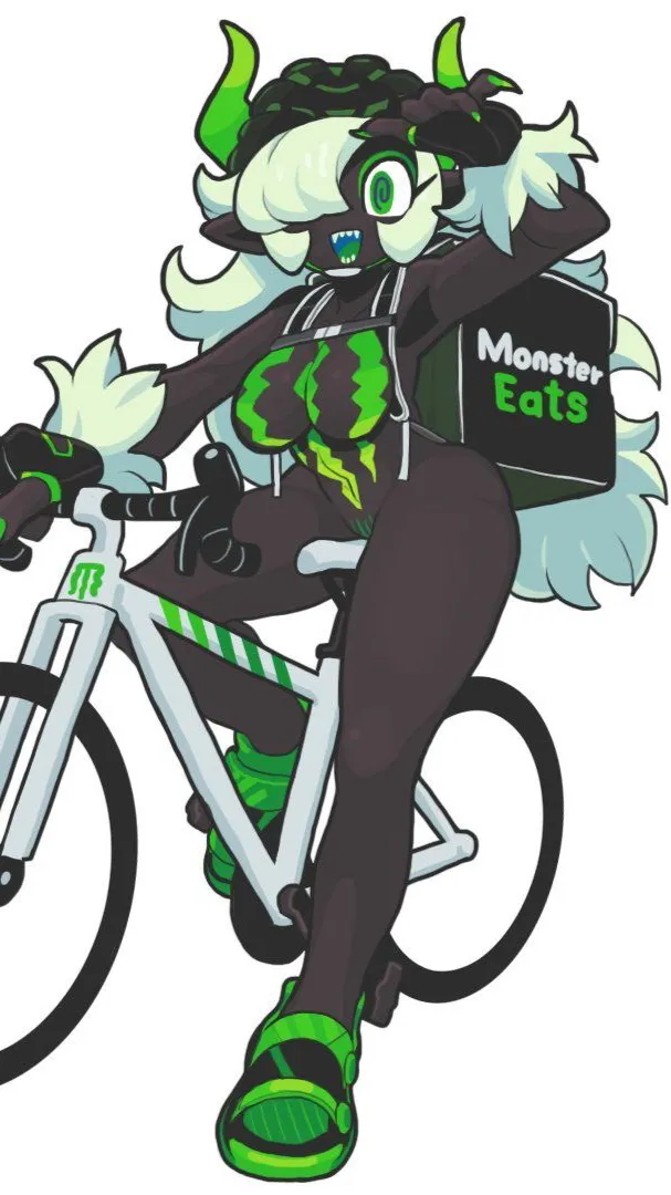ai character: Monster female background