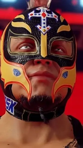 ai character: Rey Mysterio  background