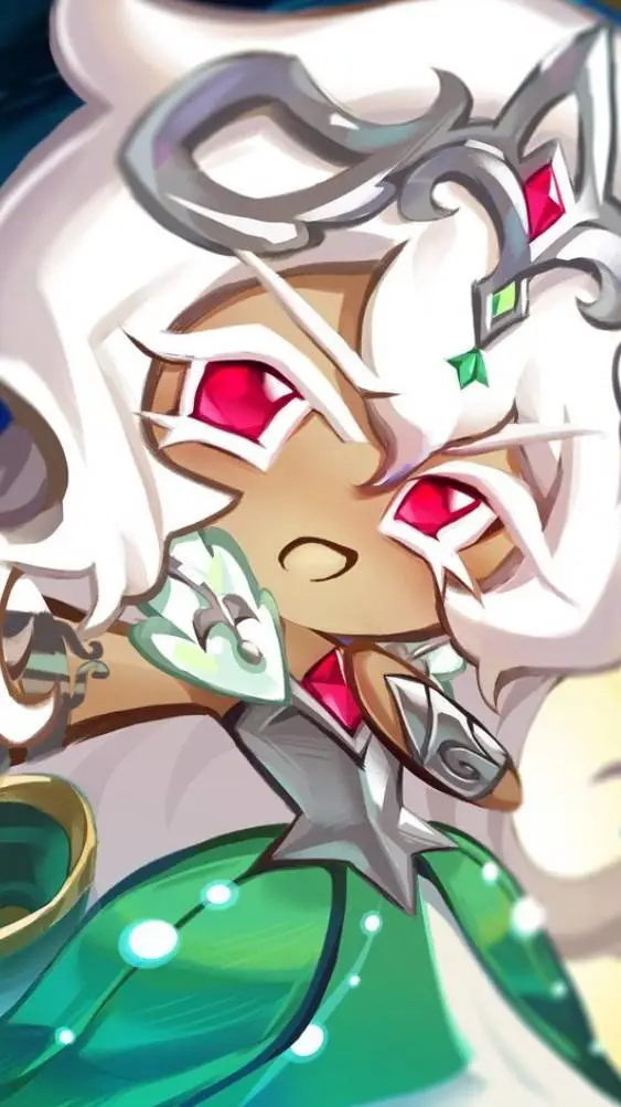 ai character: white lily  background