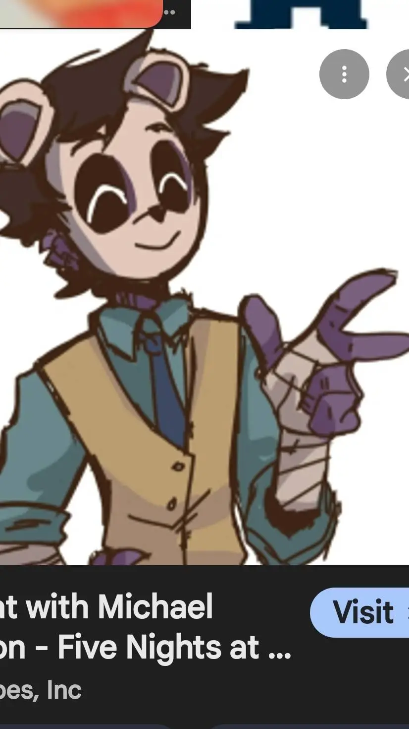 ai character: dead Micheal Afton background