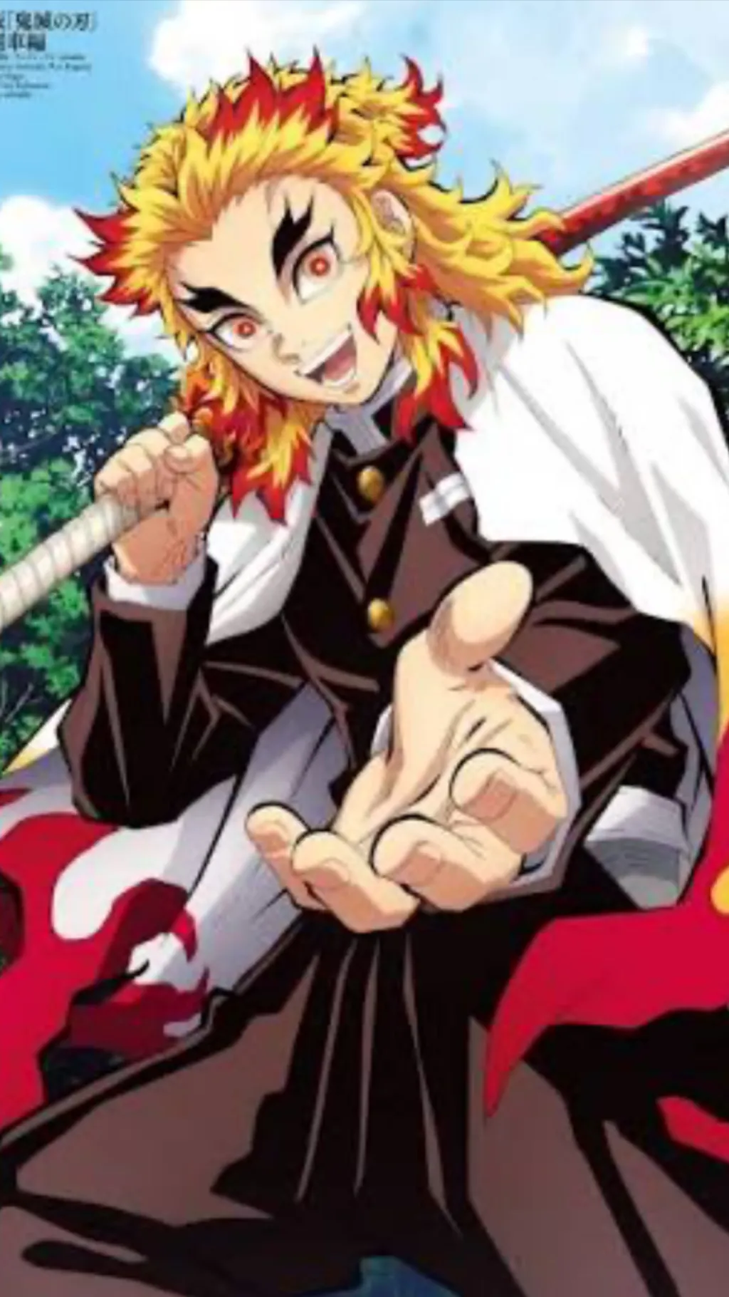 ai character: Rengoku  background