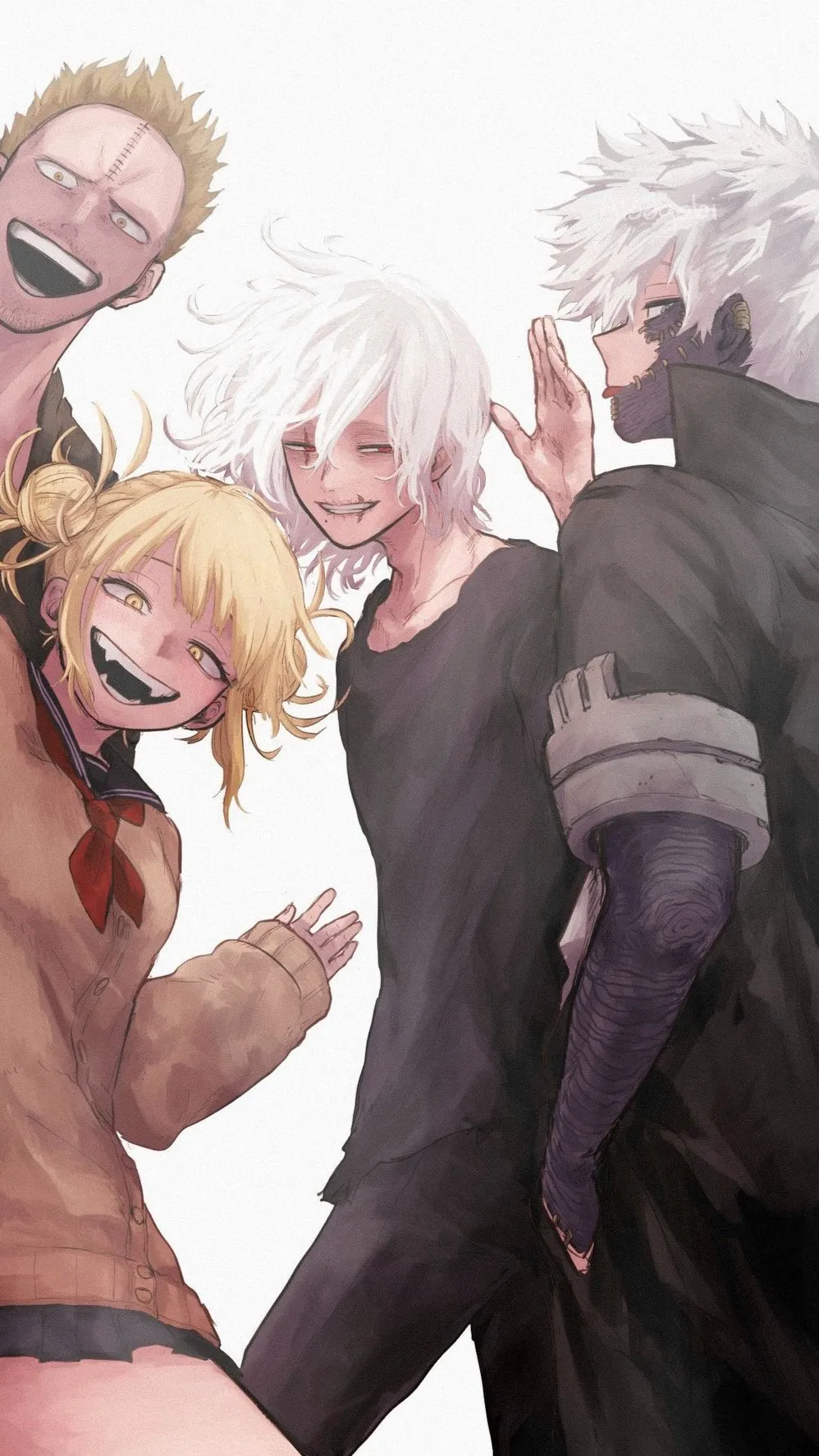 ai character: MHA VILLAINS background