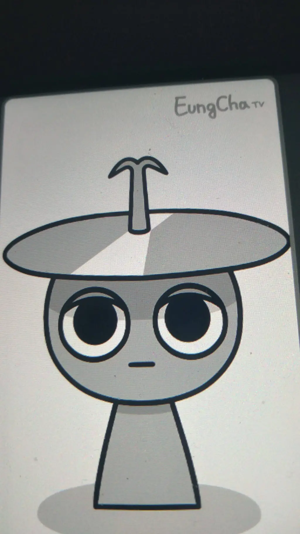 ai character: cluker  background
