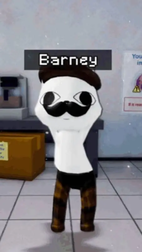 ai character: Barney background