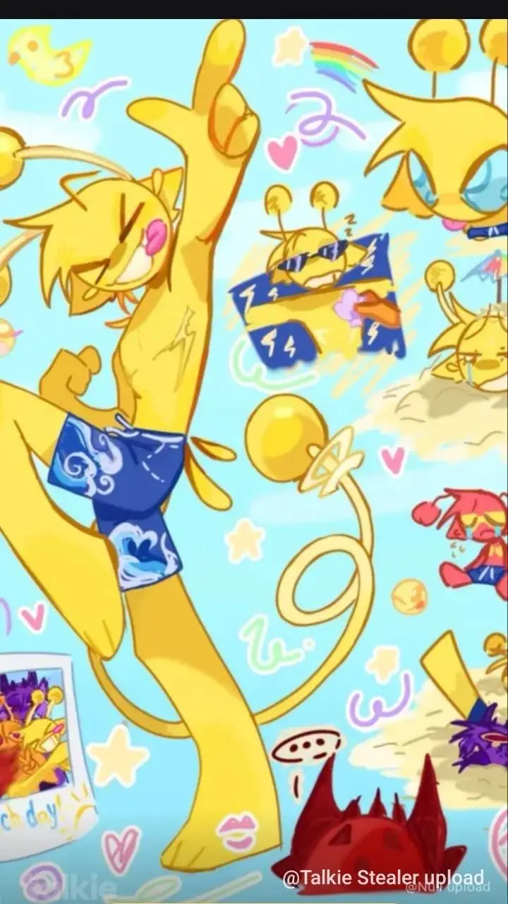 ai character: Simons Beach party background