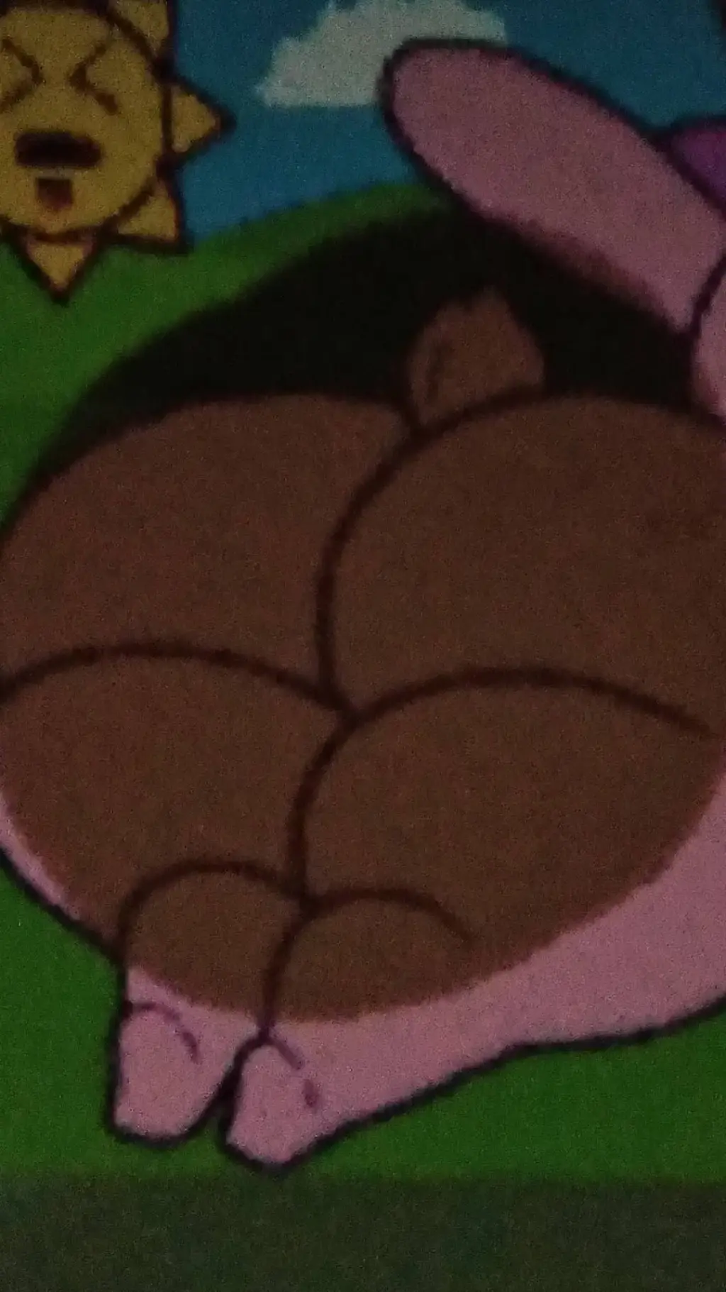 ai character: pinki fart  background